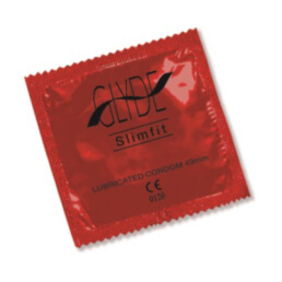 Glyde Slimfit Natural Condoms (100pk)