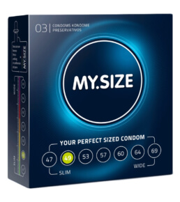My Size Condoms 49mm - 3pk