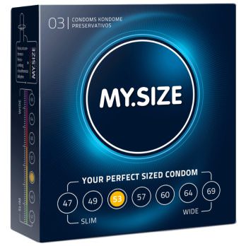 My Size Condoms 53mm - 3pk