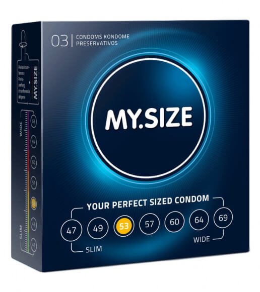 My Size Condoms 53mm - 3pk