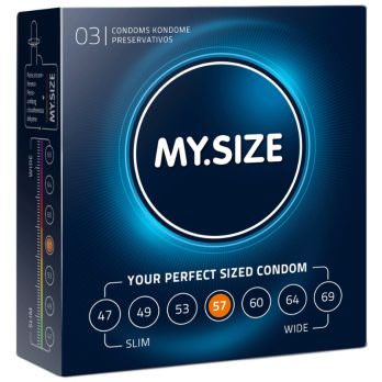 My Size Condoms 57mm - 3pk