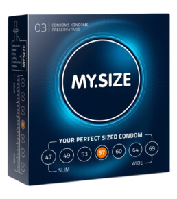 My Size Condoms 57mm - 3pk