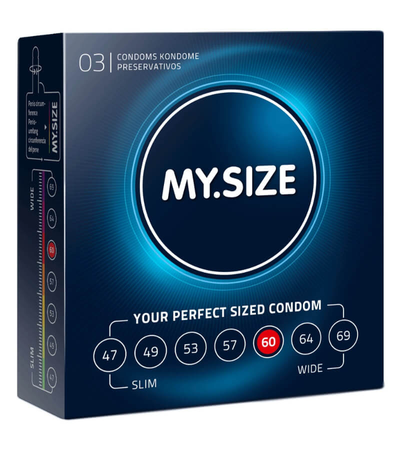 My Size Condoms 60mm - 3pk