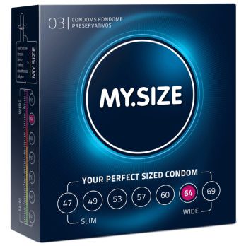 My Size Condoms 64mm - 3pk