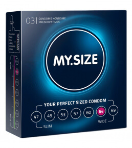 My Size Condoms 64mm - 3pk