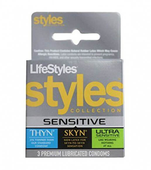 LifeStyles STYLES Sensitive 3 pk