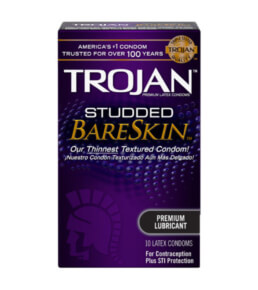 Trojan Studded BareSkin 10s