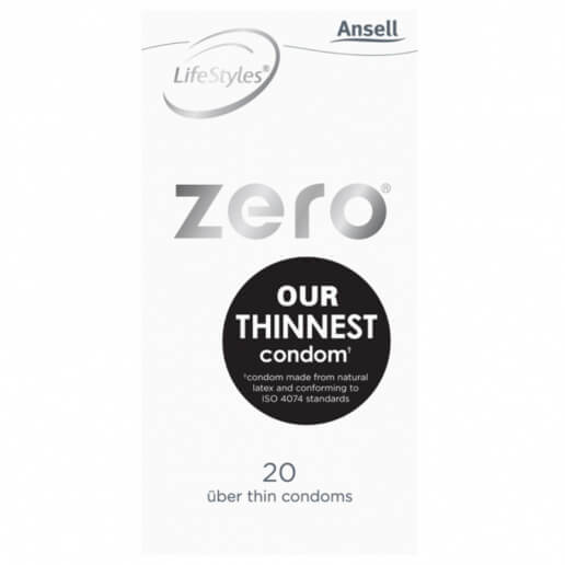 LifeStyles Healthcare Zero Uber Thin 20s Condoms