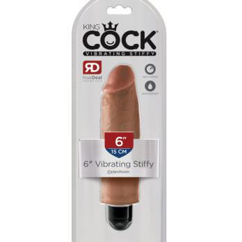 King Cock   6" Vibrating Stiffy