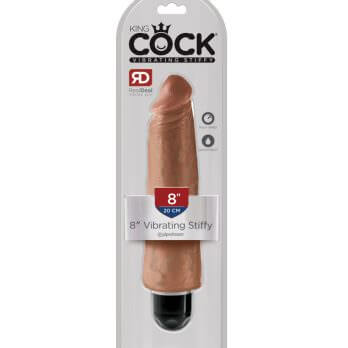 King Cock   8" Vibrating Stiffy