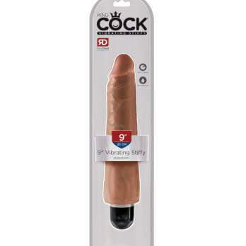 King Cock   9" Vibrating Stiffy