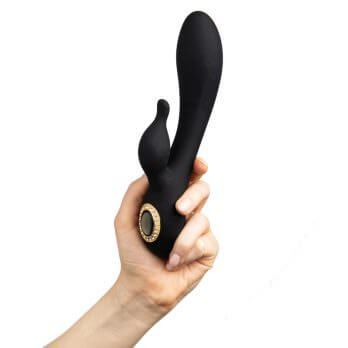 Share Satisfaction Adia Luxury Gemmed Rabbit Vibrator - Share Satisfaction