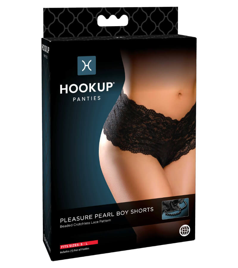 Hookup Panties Pleasure Pearl Boy Shorts