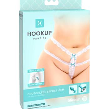 Hookup Panties Crotchless Secret Gem