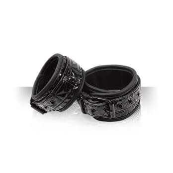 Sinful Black Wrist Cuffs