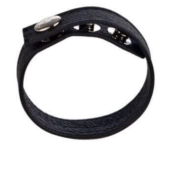 COLT Leather C/B Strap Adjustable 3-Snap - Black