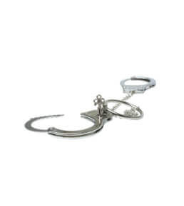 Sex and Mischief Ring Metal Handcuffs