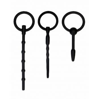 Urethral Sounding Plug Set - Black