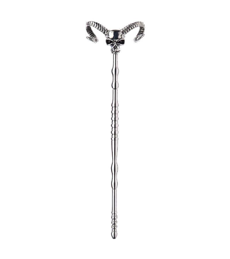 Kink - Stainless Steel Moveable Rams Head Urethral Plug 65mm x 118mm Weight 195g