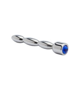 Kink - Jewell Tipped Penis Plug 50mm x 12.5mm Weight 25g
