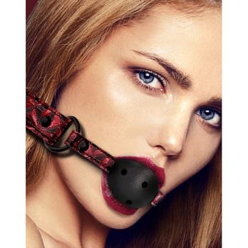 Breathable Luxury Ball Gag - Black