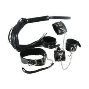 Strict Leather Black Bondage Set