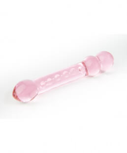 Pink Glass Anal Toy
