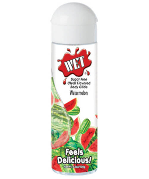 Wet Flavored Gel Lubricant 3.5oz / 100g Watermelon