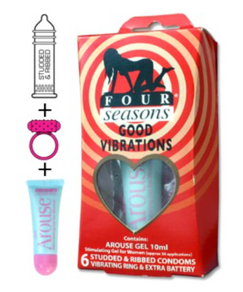 Four Seasons 6s Good Vibrations Condoms (6 pk)