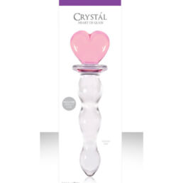Crystal Heart of Glass - Pink
