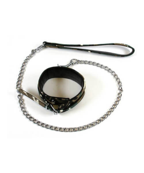 Kinky Collar & Leash Camo