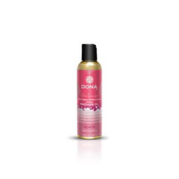 Dona Scented Massage Oil Flirty Aroma: Blushing Berry 4oz/118ml