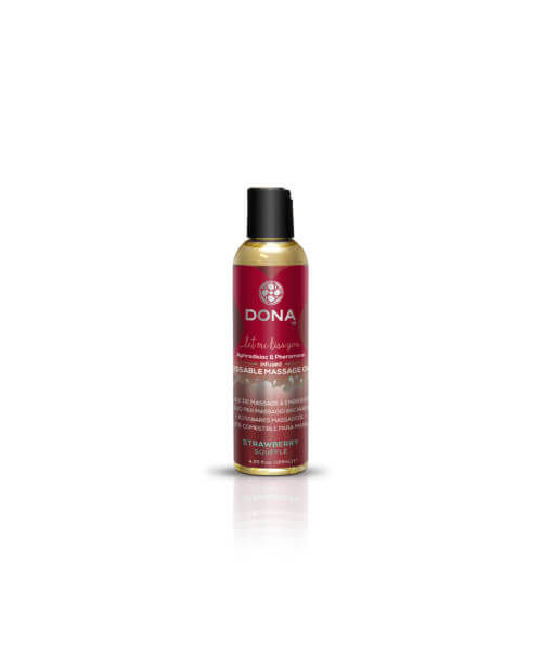 Dona Kissable Massage Oil Strawberry Souffle 4oz/118ml