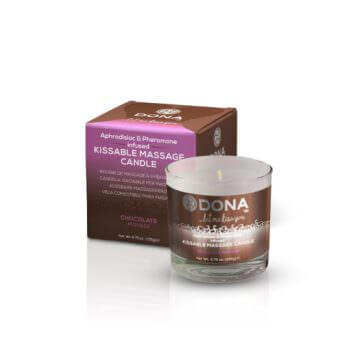 Dona Kissable Massage Candle Chocolate Mousse 7.5oz/222ml