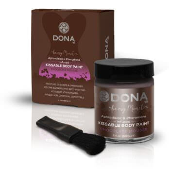 Dona Kissable Body Paint Chocolate Mousse 2oz/59ml