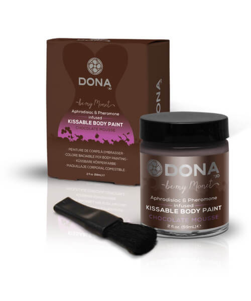 Dona Kissable Body Paint Chocolate Mousse 2oz/59ml