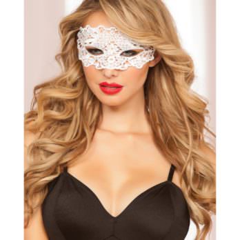 Lace Eye Mask STM-40132-OS-White