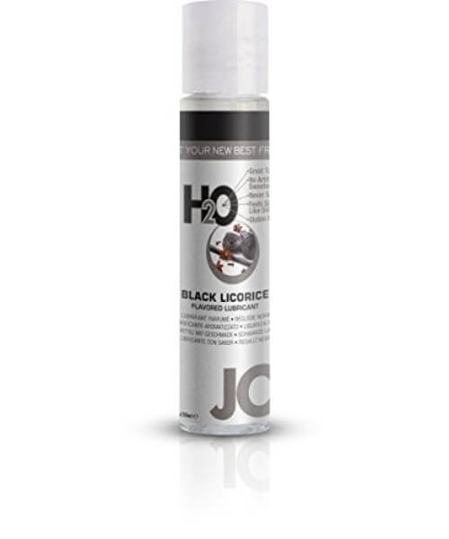 JO H2O Flavored Lubricant Black Licorice 1oz Single