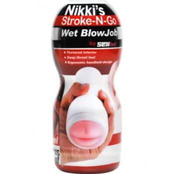 Nikkis Stroke-N-Go Wet BlowjobStroker