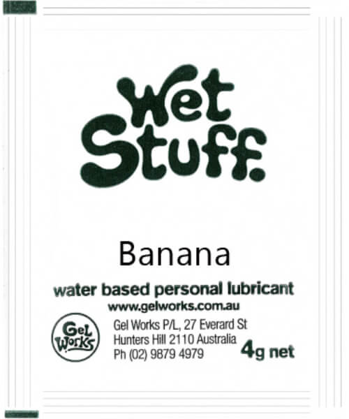 Wet Stuff Banana 4g Sachet