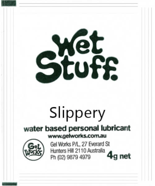 Wet Stuff Slippery Stuff 4g Sachet