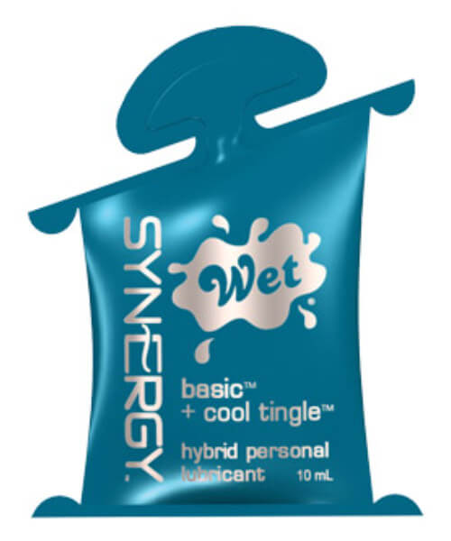 Wet Synergy Lubricant - Basic + Cool Tingle 10ml Pillow Pack