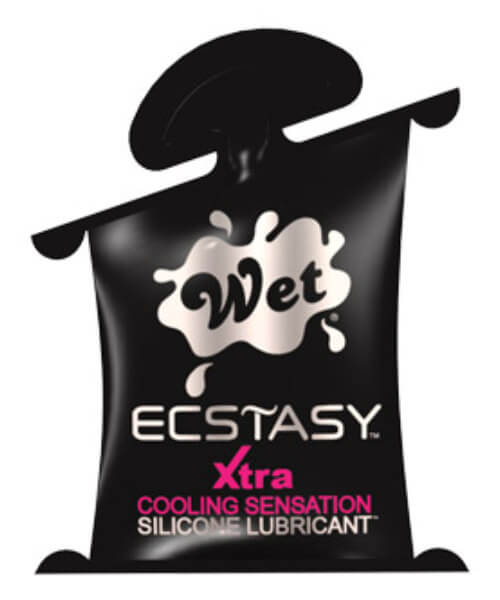 wet ecstasy lubricant - Silicone 10ml pillow