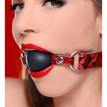 Crimson Tied Triad Interchangeable Silicone Ball Gag