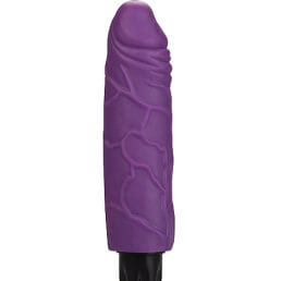 Realistic Skin Vibrator - Regular - Purple