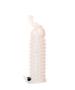 Elephant Vibrating Penis Extension - Clear
