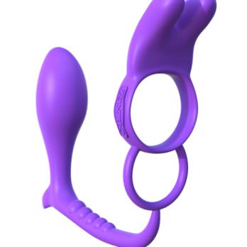 Fantasy C-Ringz   Ass-Gasm Vibrating Rabbit