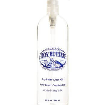 Boy Butter Clear 32 oz Bottle