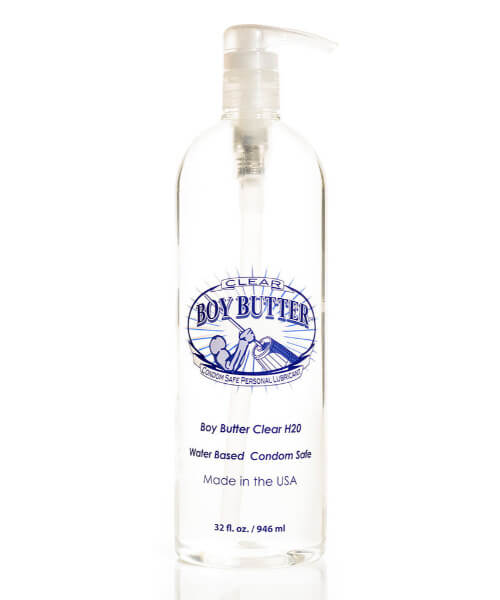 Boy Butter Clear 32 oz Bottle