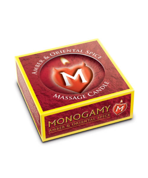 Monogamy Small Massage Candle - Steamy (Amber)